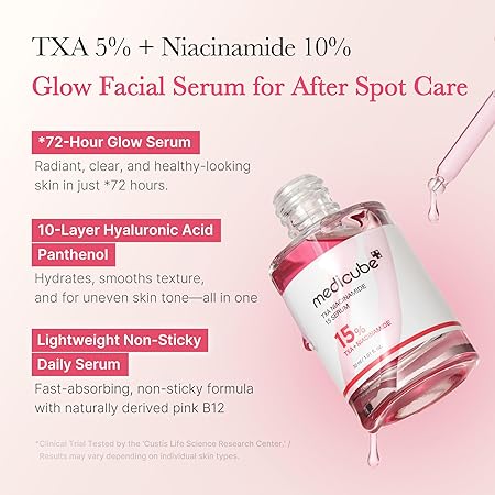 Medicube TXA+Niacinamide 15% Glow Facial Serum