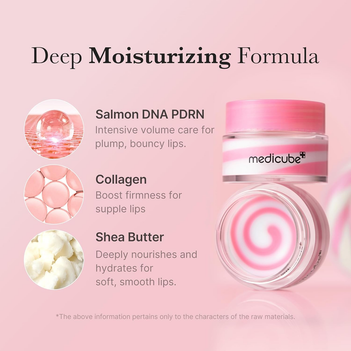 PDRN lip sleeping mask glow balm Collagen and Shea Butter