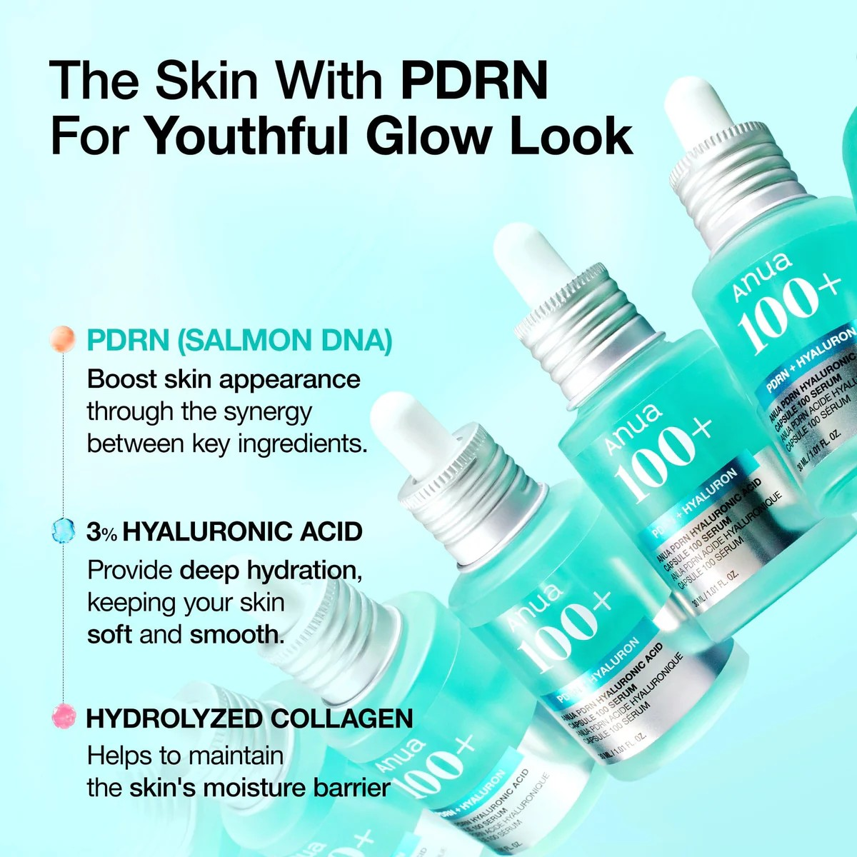 PDRN Hyaluronic Acid Capsule 100 Serum (Salmon DNA-based)