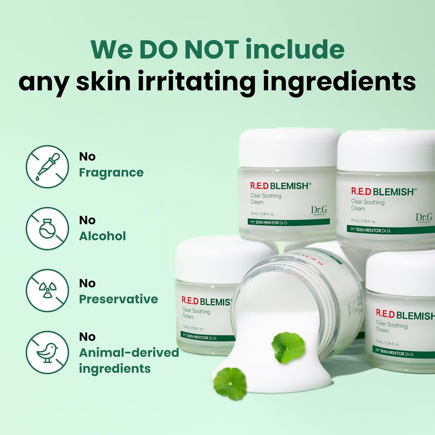 Dr.G NEW RED Blemish Clear Soothing Cream (70ml)