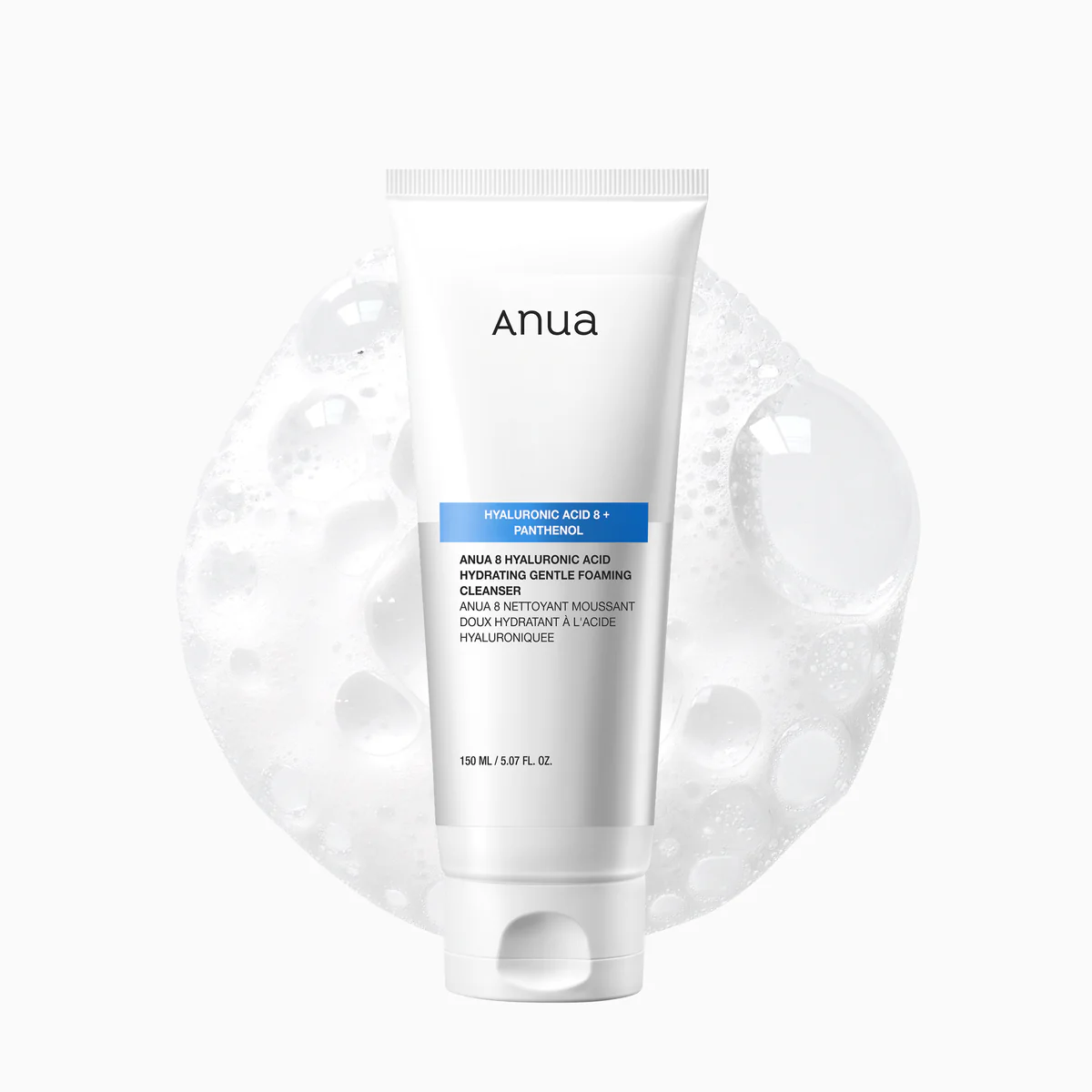 Anuax8 Hyaluronic Acid Hydrating Gentle Foaming Cleanser (150 ml)