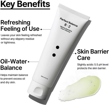 B lab Matcha Hydrating foam cleanser