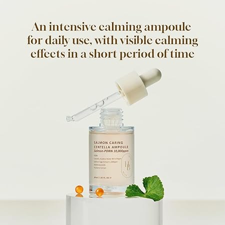 Heveblue Salmon Caring Centella Ampoule - Salmon PDRN, Salmon Egg Extract