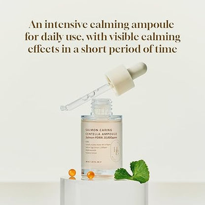 Heveblue Salmon Caring Centella Ampoule - Salmon PDRN, Salmon Egg Extract