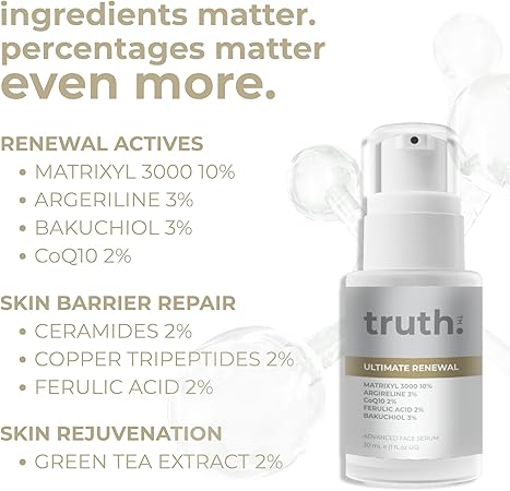 truth Ultimate Renewal Advanced Face Serum 30ml