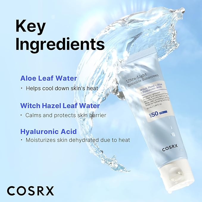 Cosrx Ultra-Light Invisible Sunscreen  SPF50