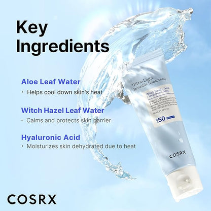 Cosrx Ultra-Light Invisible Sunscreen  SPF50