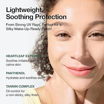 ANUA Heartleaf Silky Moisture Sun Cream SPF 50