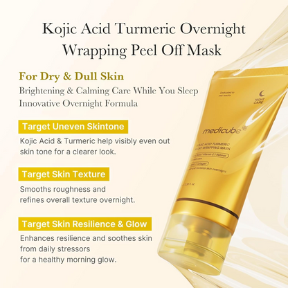 Tumeric overnight peel off mask