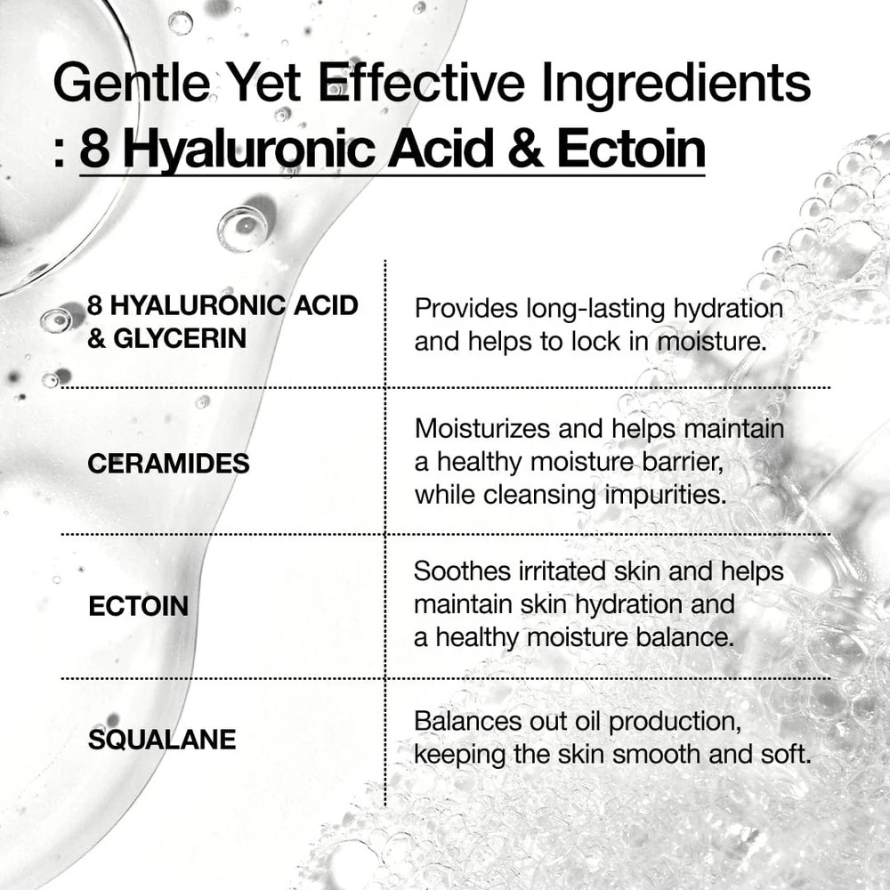 Anua 8 Hyaluronic Acid Moisturizing Gentle Gel Cleanser (150 ml)