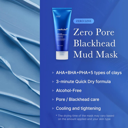 Medicube Zero pore blackhead mud facial mask