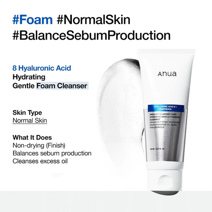 Anua 8 Hyaluronic Acid Moisturizing Gentle Gel Cleanser (150 ml)