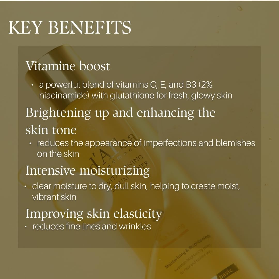 D'Alba vita toning serum toner