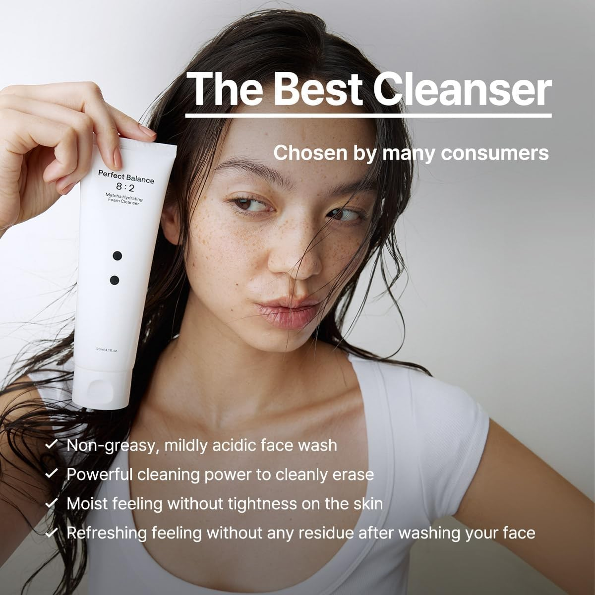 B lab Matcha Hydrating foam cleanser