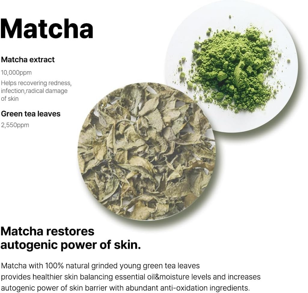 B lab Matcha Hydrating foam cleanser