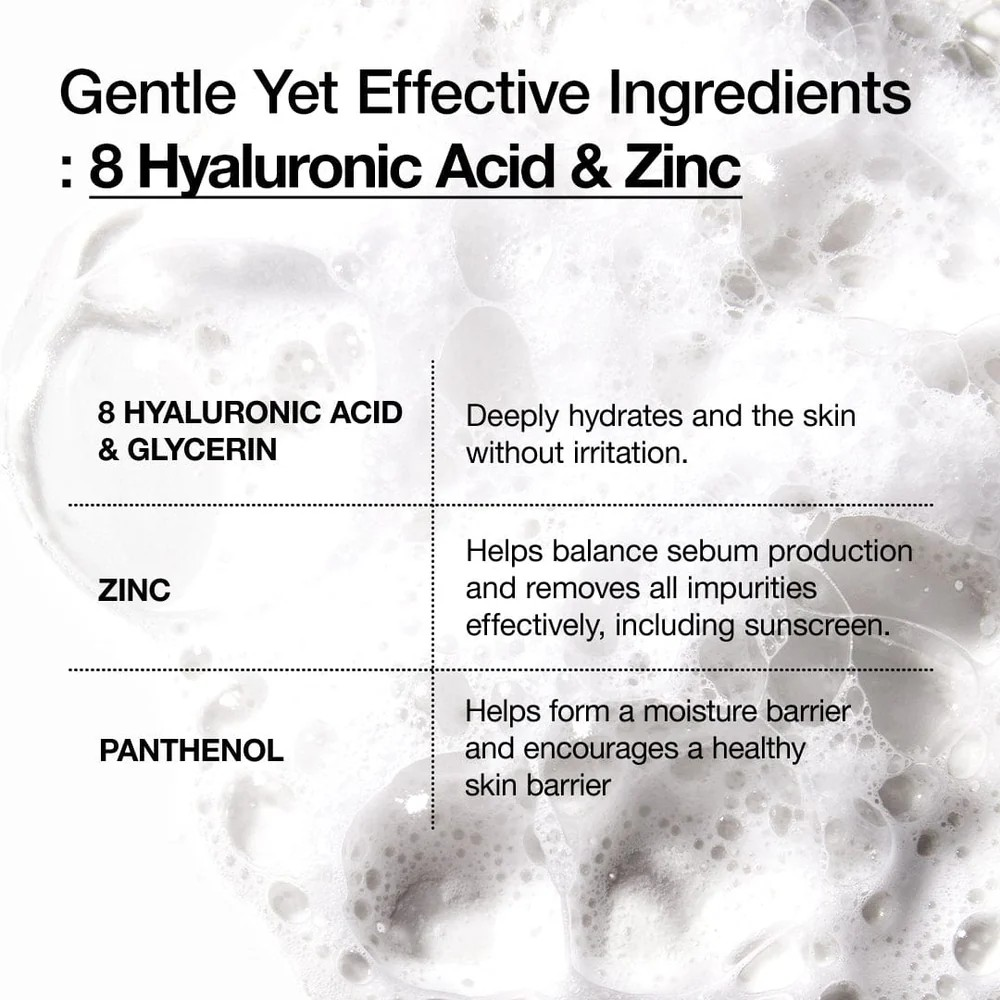 Anuax8 Hyaluronic Acid Hydrating Gentle Foaming Cleanser (150 ml)