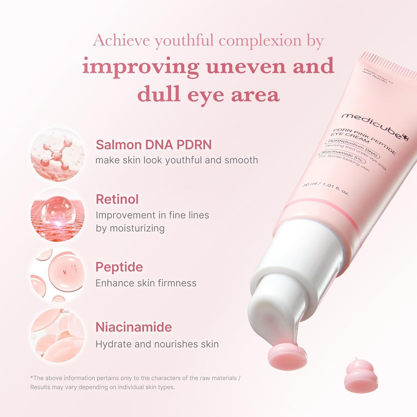 Salmon DNA PDRN pink peptide eye serum
